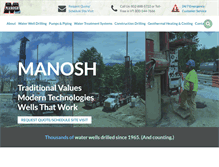 Tablet Screenshot of manosh.com
